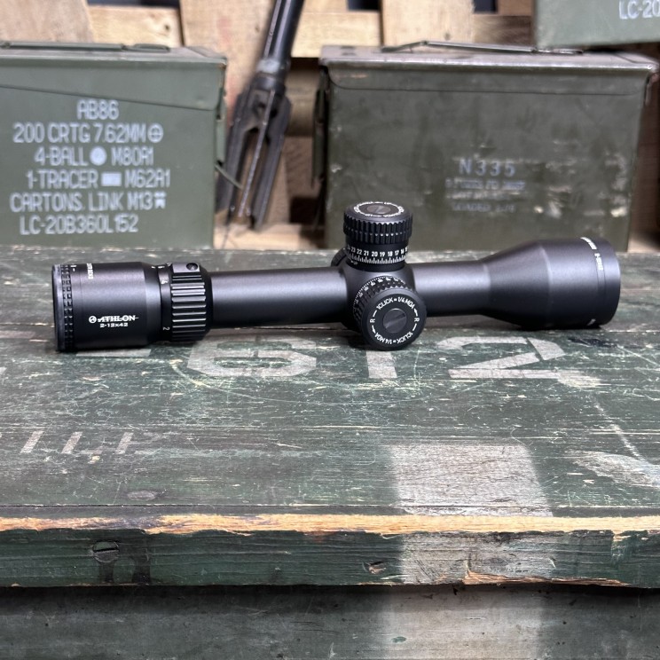 Athlon Optics Helos BTR GEN2 2-12x42 FFP IR MOA